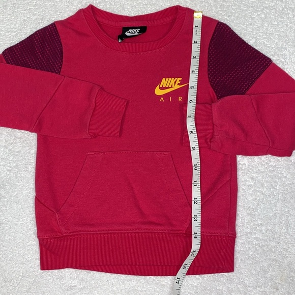 NIKE Full Suit Girl Air Crew & jogger Set Rush Pink Xs 4 - Picture 3 of 11